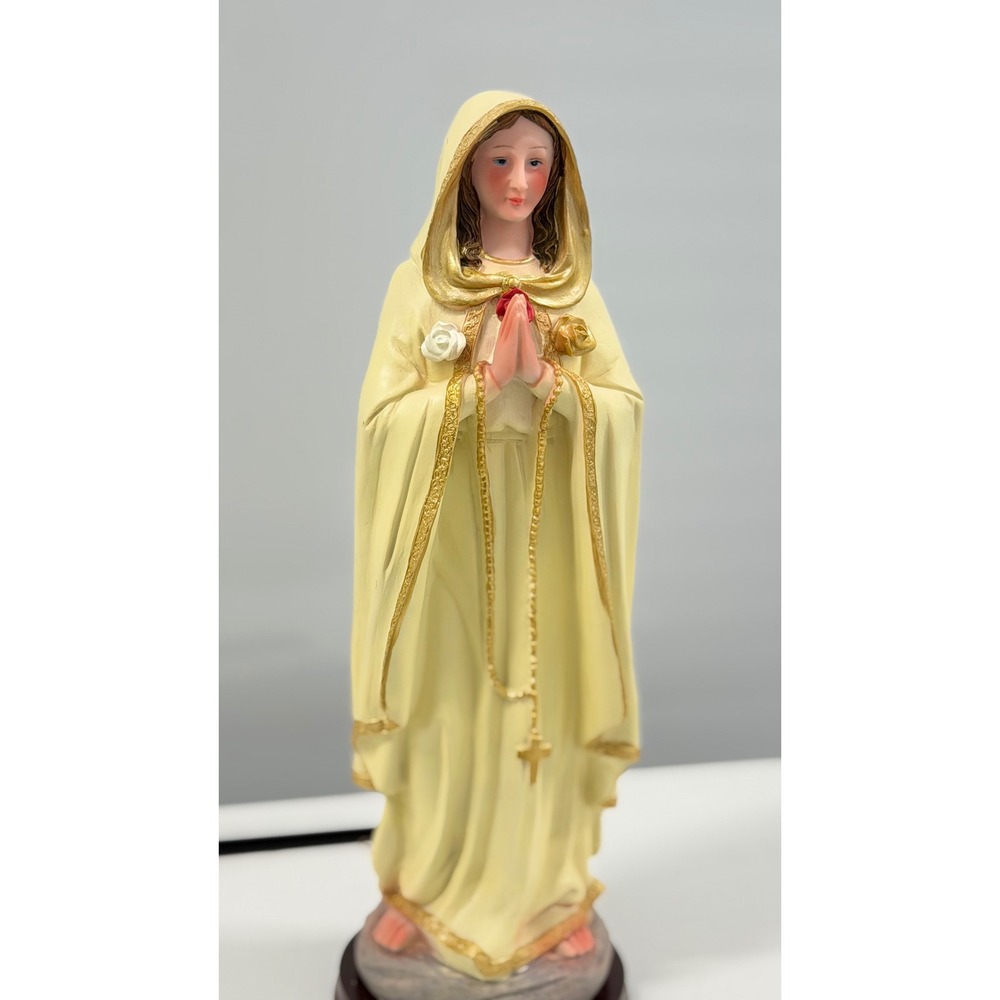 Rosa Mistica Virgin Mary Statue 16.5" Figurine Our Lady Mystical Rose Catholic - Picture 3 of 7